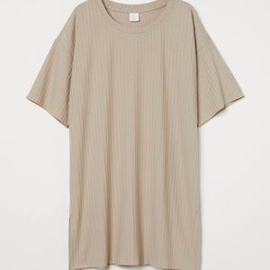 H&M Ribbed Jersey Tee Dress